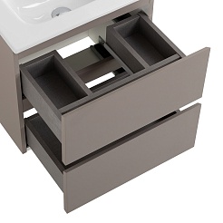 BelBagno Тумба под раковину Kraft 39-50 подвесная Бежевый матовый – фотография-5